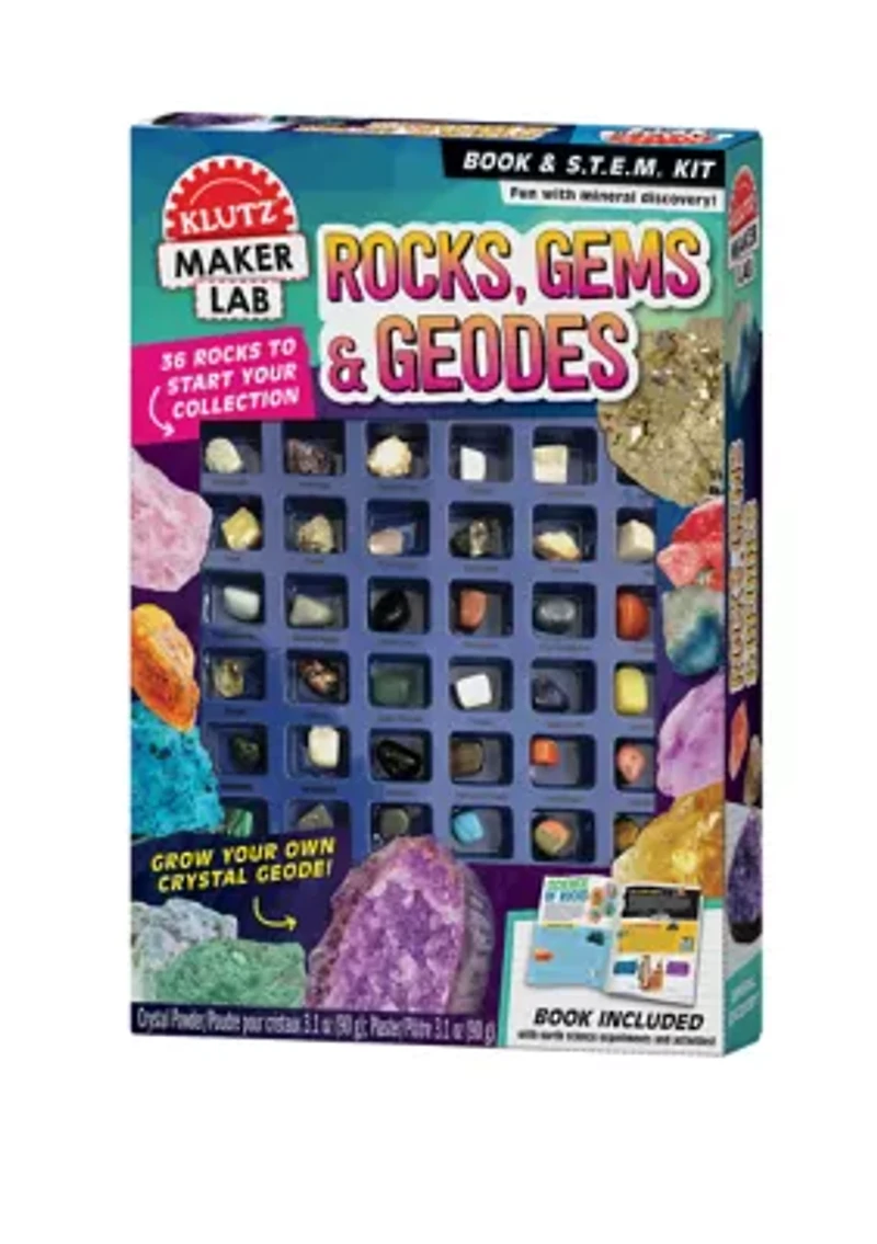 Klutz Maker Lab - Rocks, Gems & Geodes
