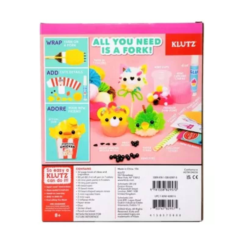 Mini Pom-Pom Food Animals