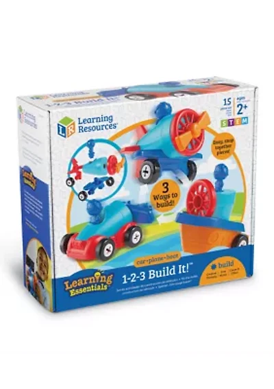 Learning Essentials - 1-2-3 Build It! Car-Plane-Boat