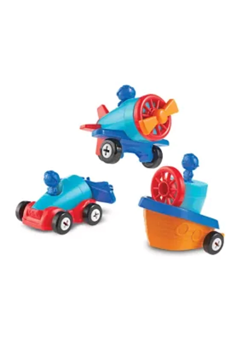 Learning Essentials - 1-2-3 Build It! Car-Plane-Boat