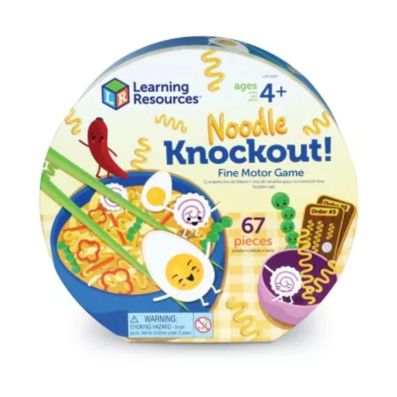 Noodle Knockout! Fine Motor Game