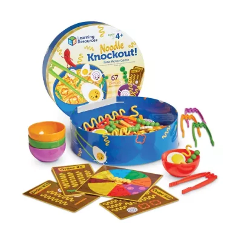 Noodle Knockout! Fine Motor Game