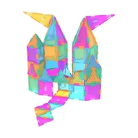 Techno Tiles - Geometric Snap & Build Tiles: Pastel Colors: 240+ Pcs