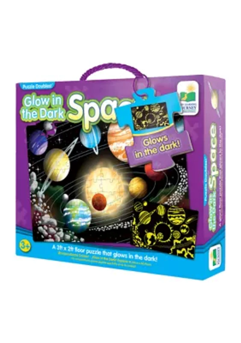 Puzzle Doubles! - Glow in the Dark Space: 100 Pcs