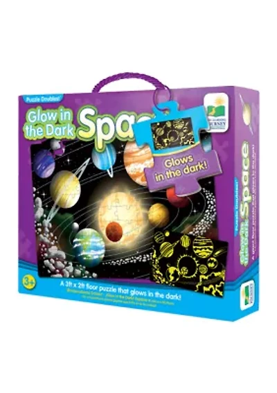 Puzzle Doubles! - Glow in the Dark Space: 100 Pcs