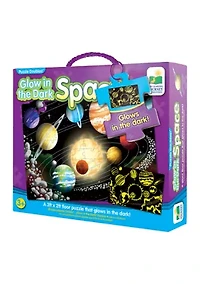 Puzzle Doubles! - Glow in the Dark Space: 100 Pcs