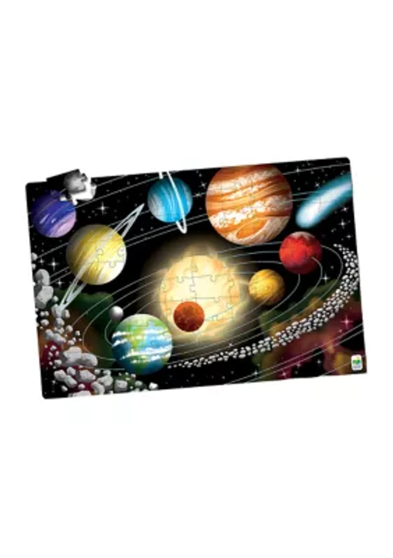 Puzzle Doubles! - Glow in the Dark Space: 100 Pcs