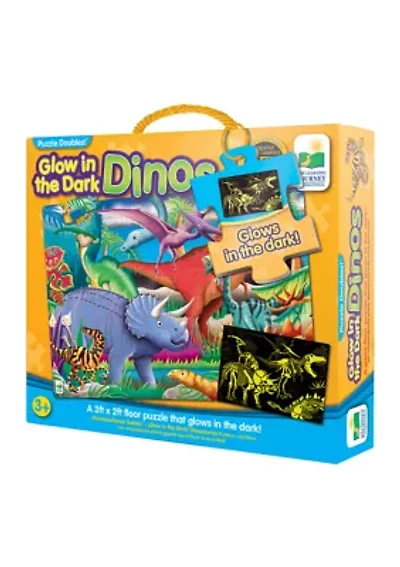 Puzzle Doubles! - Glow in the Dark Dinos: 100 Pcs