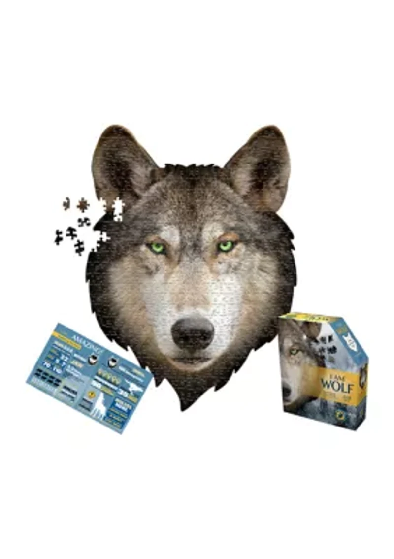 I Am Wolf Shaped Jigsaw Puzzle: 550 Pcs
