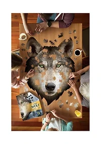 I Am Wolf Shaped Jigsaw Puzzle: 550 Pcs