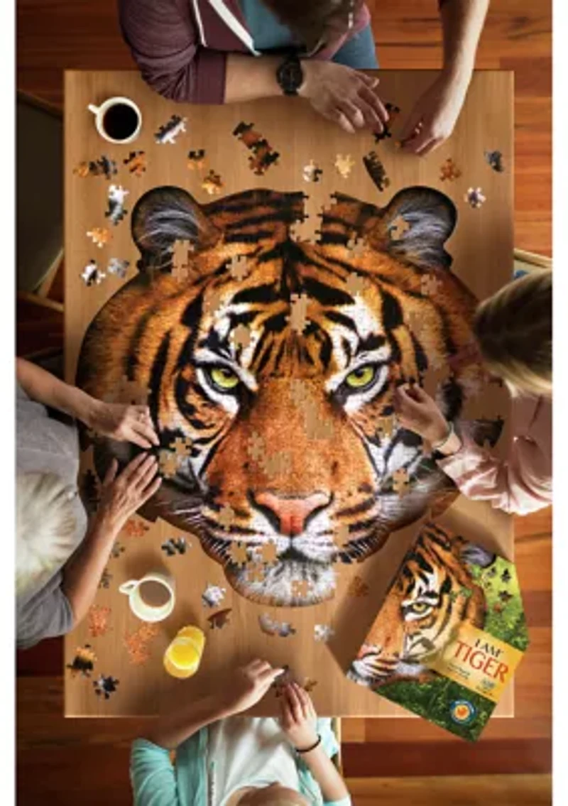 I Am Tiger Shaped Jigsaw Puzzle: 550 Pcs
