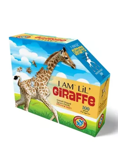 I Am Lil' Giraffe Shaped Jigsaw Puzzle: 100 Pieces