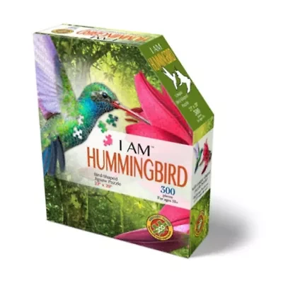 I Am Hummingbird Shaped Jigsaw Puzzle: 300 Pcs