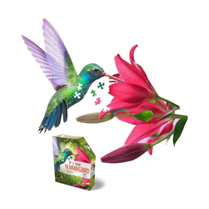 I Am Hummingbird Shaped Jigsaw Puzzle: 300 Pcs