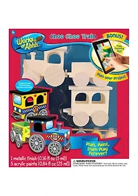 Works of Ahhh... Wood Painting Kit - Choo Choo Train