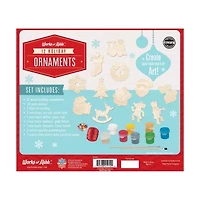 Works of Ahhh... Wood Painting Kit - 12 Holiday Ornaments