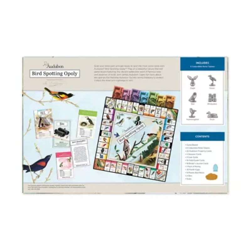 Audubon Bird Spotting Opoly Collector's Edition Set
