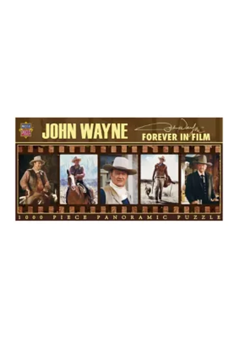 John Wayne - Forever in Film Panoramic Puzzle: 1000 Pieces