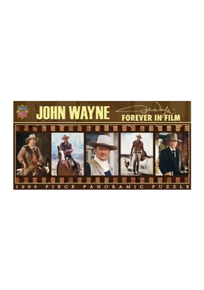 John Wayne - Forever in Film Panoramic Puzzle: 1000 Pieces