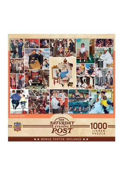 The Saturday Evening Post - Norman Rockwell Collage: 1000 Pcs