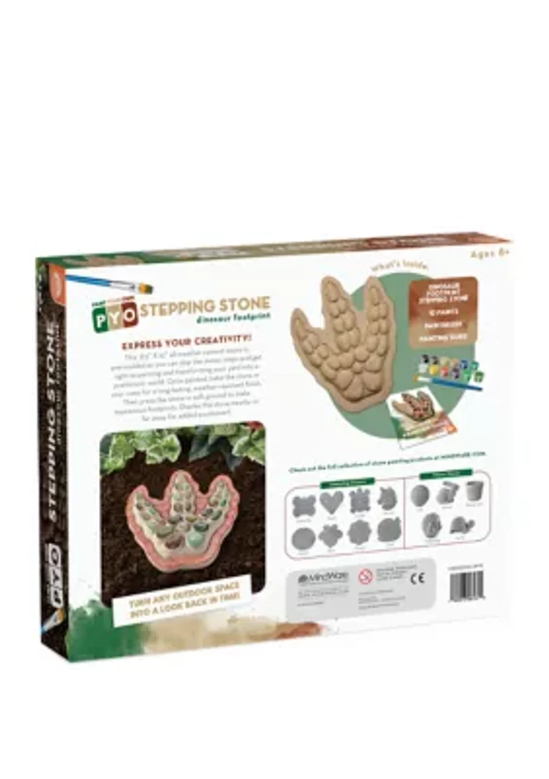Paint Your Own Stepping Stone - Dinosaur Footprint