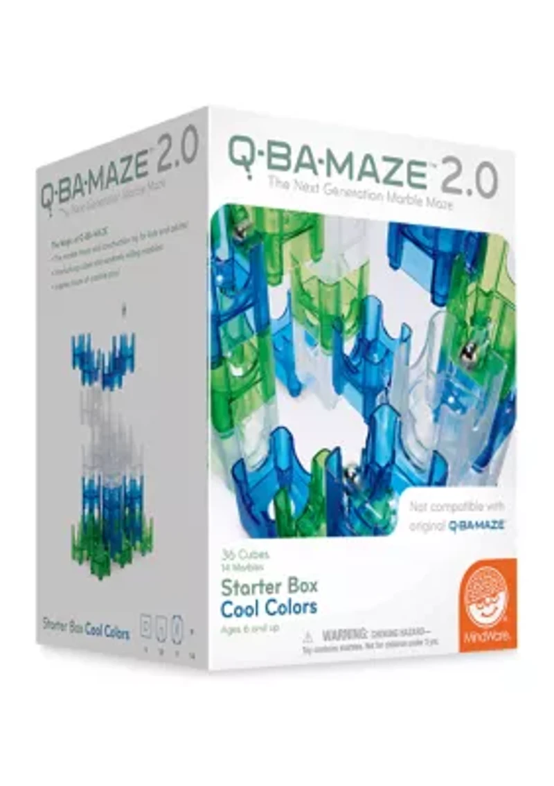 Q-BA-MAZE 2.0 Starter Box - Cool Colors: 50 Pcs