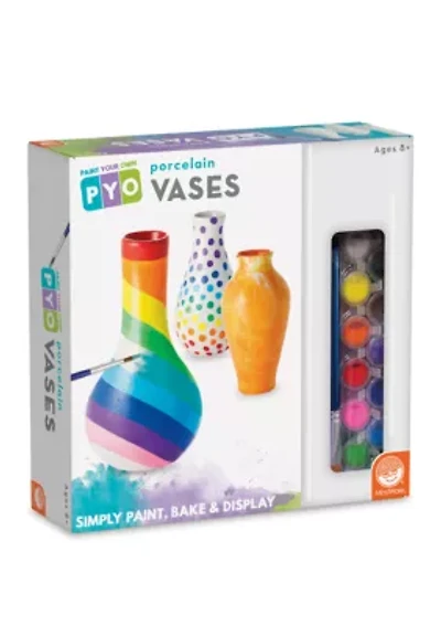 Paint Your Own Porcelain Vases Painting Kit