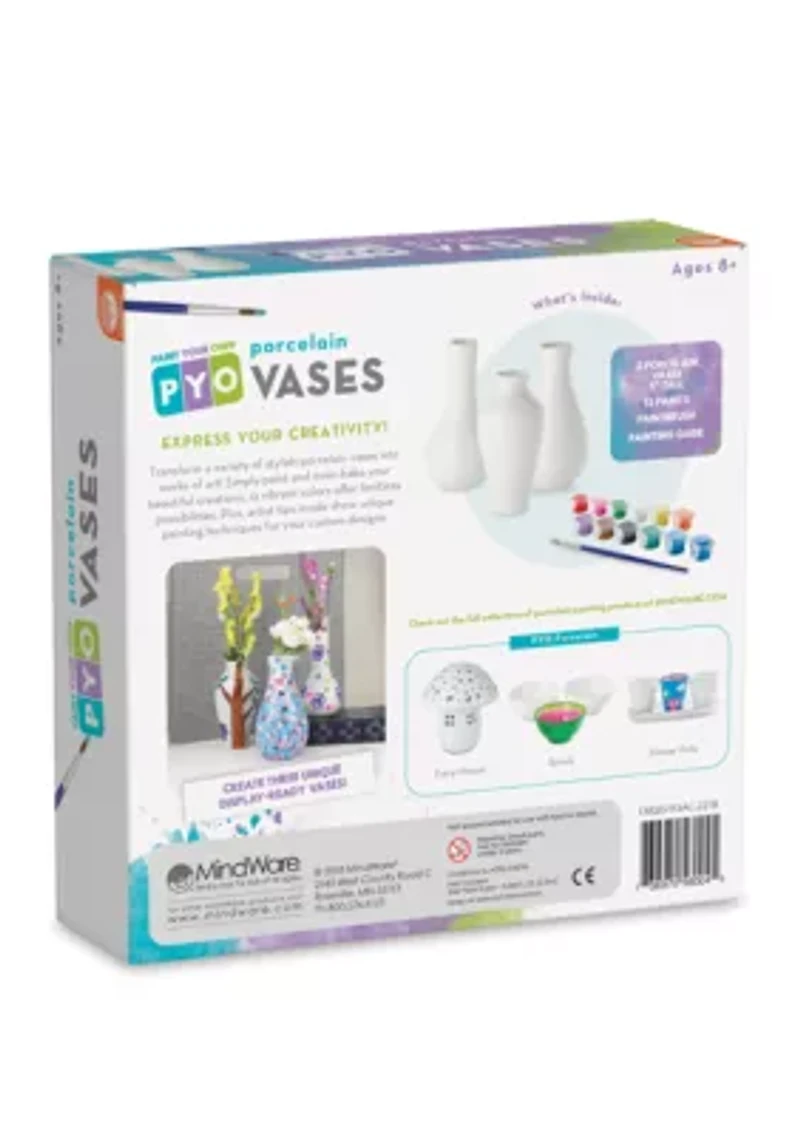 Paint Your Own Porcelain Vases Painting Kit