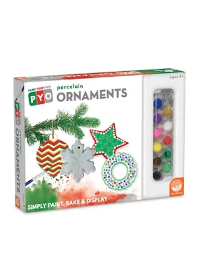 Paint Your Own Porcelain Ornaments Craft Kit