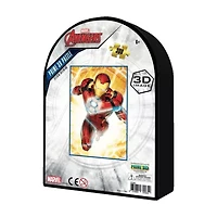 Marvel Avengers - Iron Man 3D Lenticular Jigsaw Puzzle in a Collectible Shaped Tin: 300 Pcs