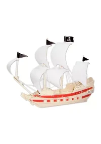 Pirate Ship Natural Wood Puzzle