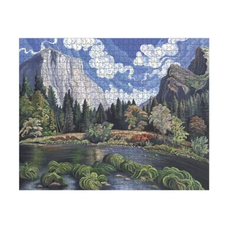 Phyllis Shafer - Autumn in Yosemite Valley Puzzle: 1000 Pcs