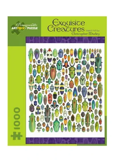  Christopher Marley - Exquisite Creatures: Insect Art Puzzle: 1000 Pieces