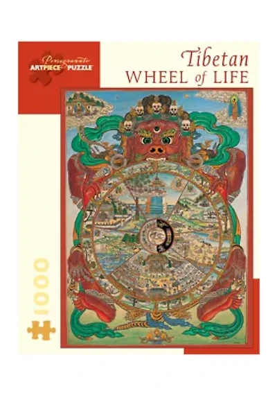 	  Tibetan Wheel of Life Puzzle: 1000 Pieces