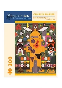 Charley Harper - Biodiversity in the Burbs Puzzle: 300 Pcs