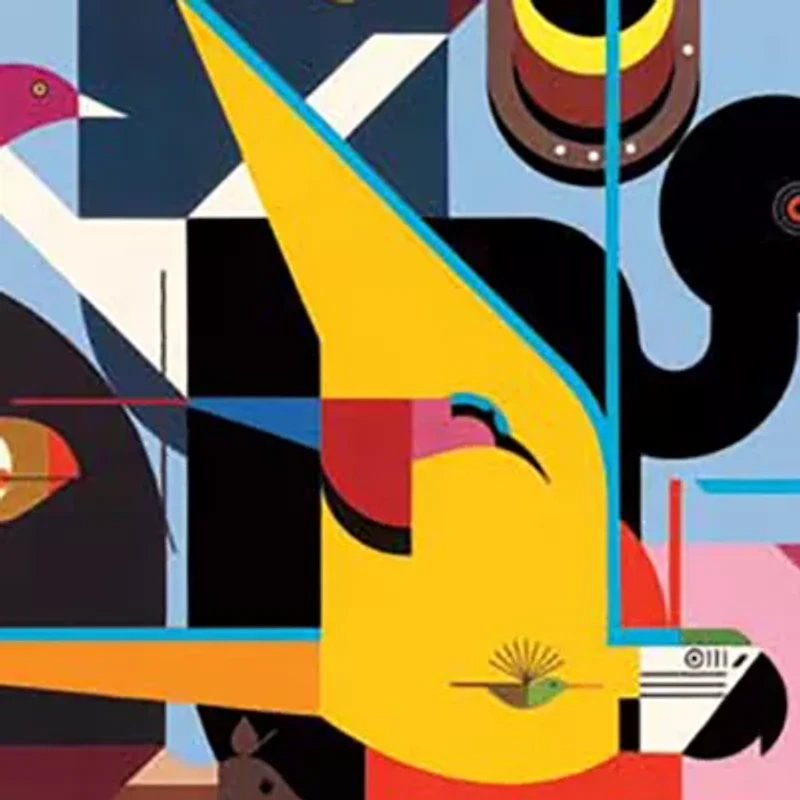 Charley Harper - Wings of the World Puzzle: 300 Pcs