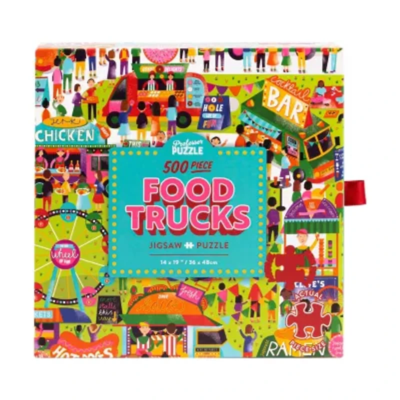 Food Trucks Jigsaw Puzzle: 500 Pcs