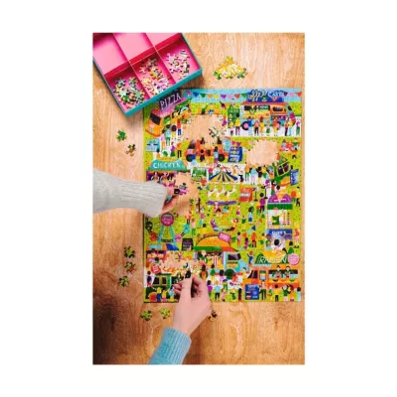Food Trucks Jigsaw Puzzle: 500 Pcs