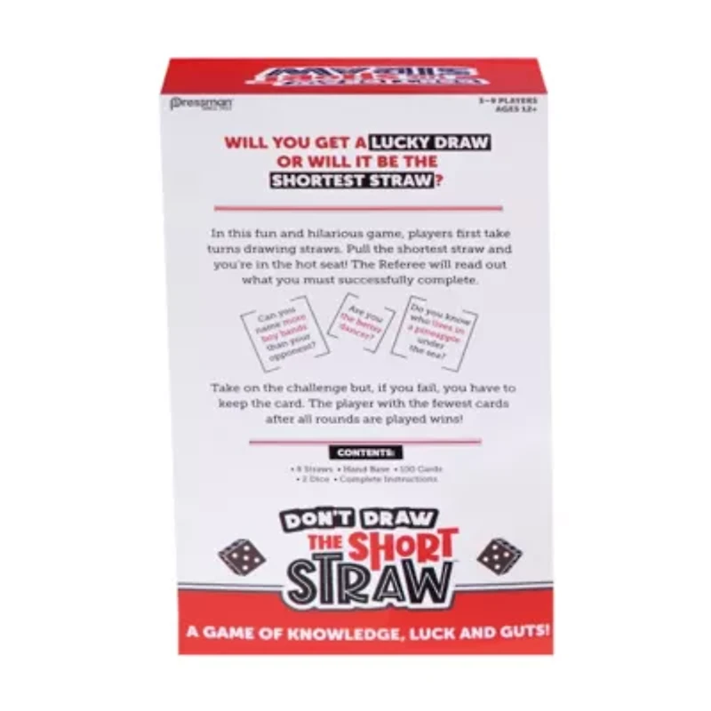 Don't Draw the Short Straw