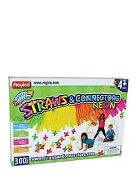 Straws & Connectors Neon - 300 Piece Set