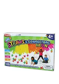 Straws & Connectors Neon - 300 Piece Set