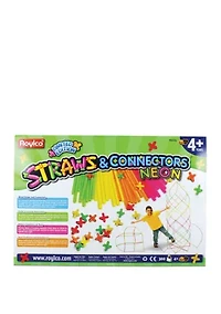 Straws & Connectors Neon - 300 Piece Set