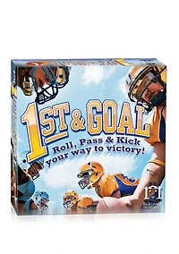 1st and Goal Football Board Game: Roll, Pass and Kick Your Way to Victory!