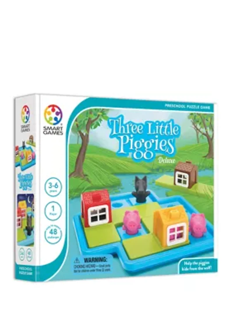 Three Little Piggies Deluxe Preschool Puzzle Game