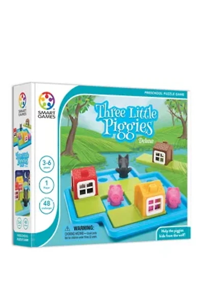 Three Little Piggies Deluxe Preschool Puzzle Game