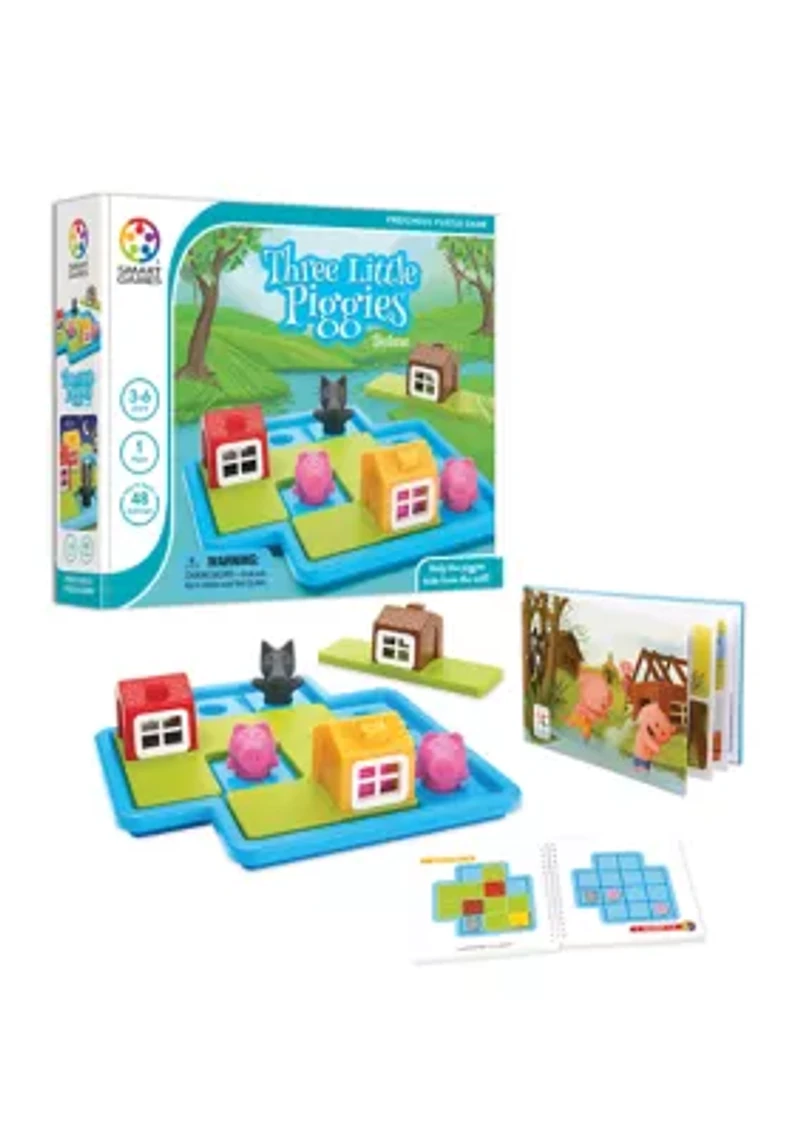 Three Little Piggies Deluxe Preschool Puzzle Game