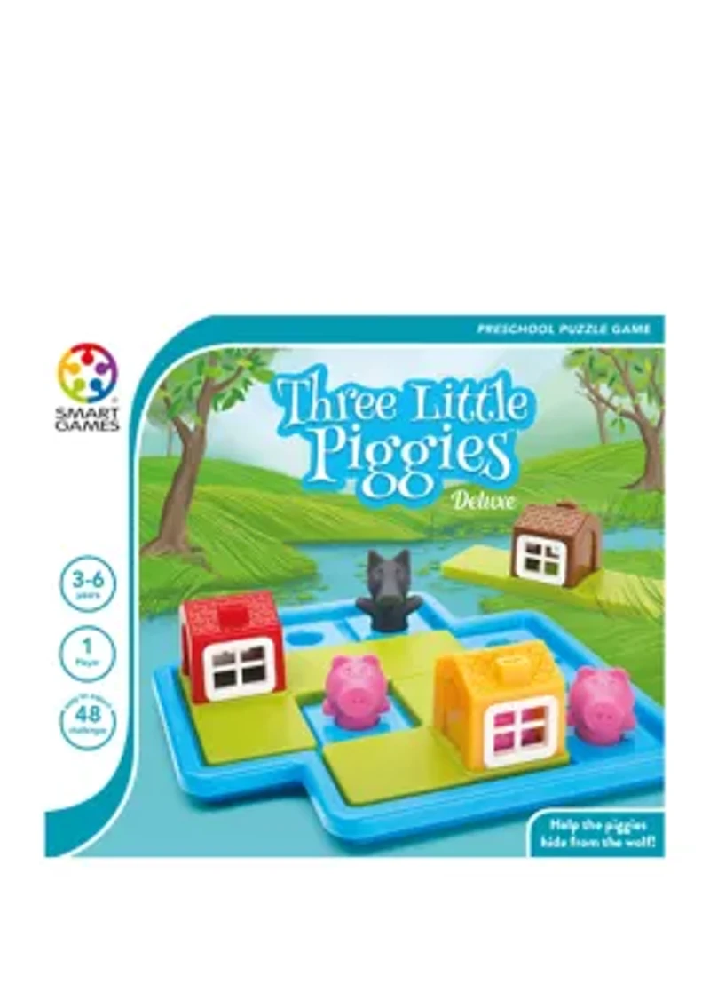 Three Little Piggies Deluxe Preschool Puzzle Game