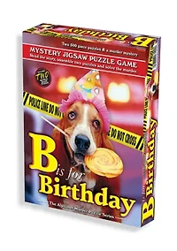 B is for Birthday Murder Mystery Jigsaw Puzzle: 1000 Pcs