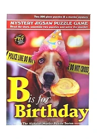 B is for Birthday Murder Mystery Jigsaw Puzzle: 1000 Pcs