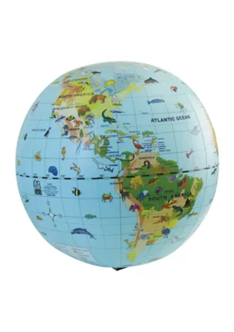 Animal Quest Giant Inflatable Globe and Game